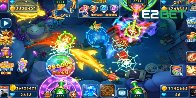 Bắn Cá E2BET - Săn Đá Đổi Thưởng, Trải Nghiệm Giải Trí Tương Lai 2 Lựa chọn Bắn Cá E2BET để có trải nghiệm đỉnh cao